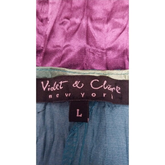 Violet and Claire Rainbow Ocean Summer Beach Party Tank Top SZ L - Picture 5 of 7